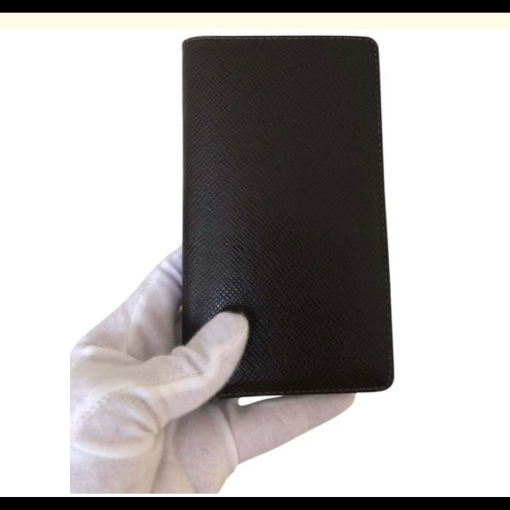 Brown Pocket Organizer Leather Wallet